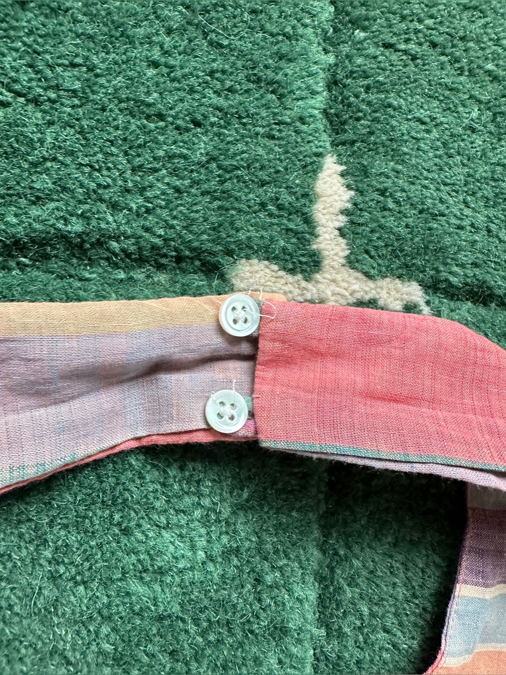 Ralph Lauren 1980s vintage plaid madras cotton multi halter dress 12 - Picture 11 of 14